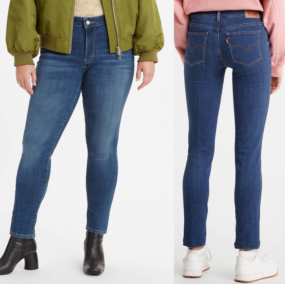 Levis 711 Skinny Mid Rise Stretch Jeans Size 25